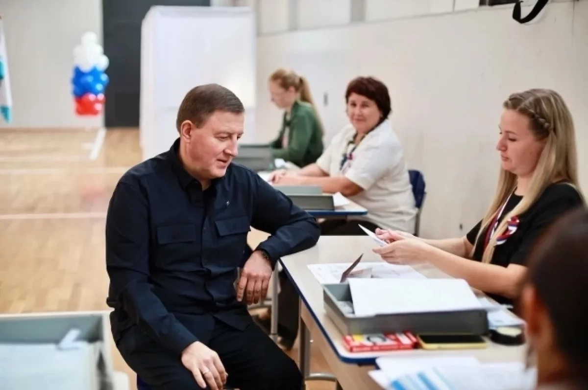 Андрей Турчак проголосовал на выборах в Республике Алтай