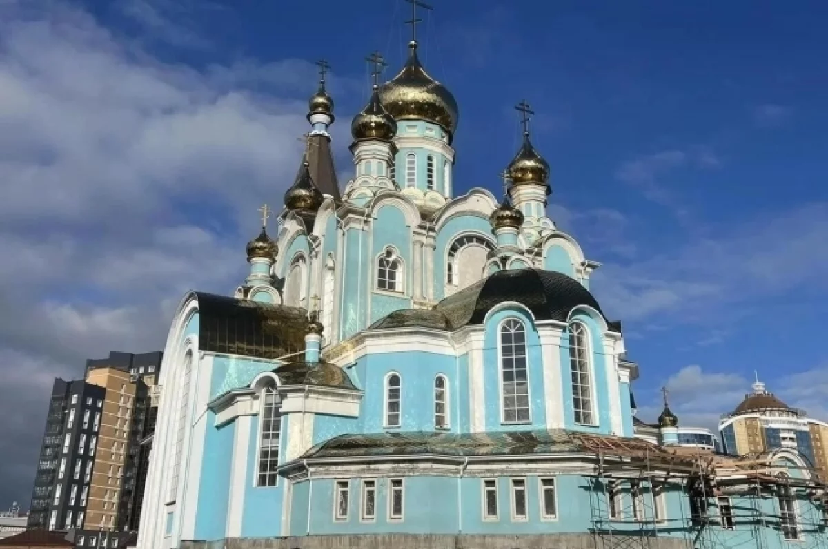 Успенский собор в Улан-Удэ готов на 85%