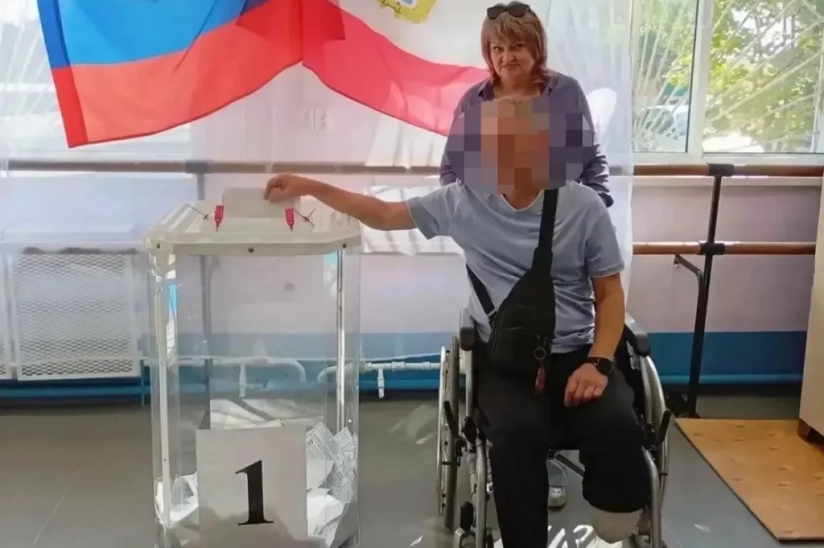 Участник СВО Алексей Наумов принял участие в голосовании