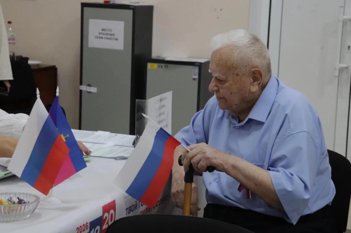 На Кубани ветераны ВОВ проголосовали на выборах депутатов Госдумы