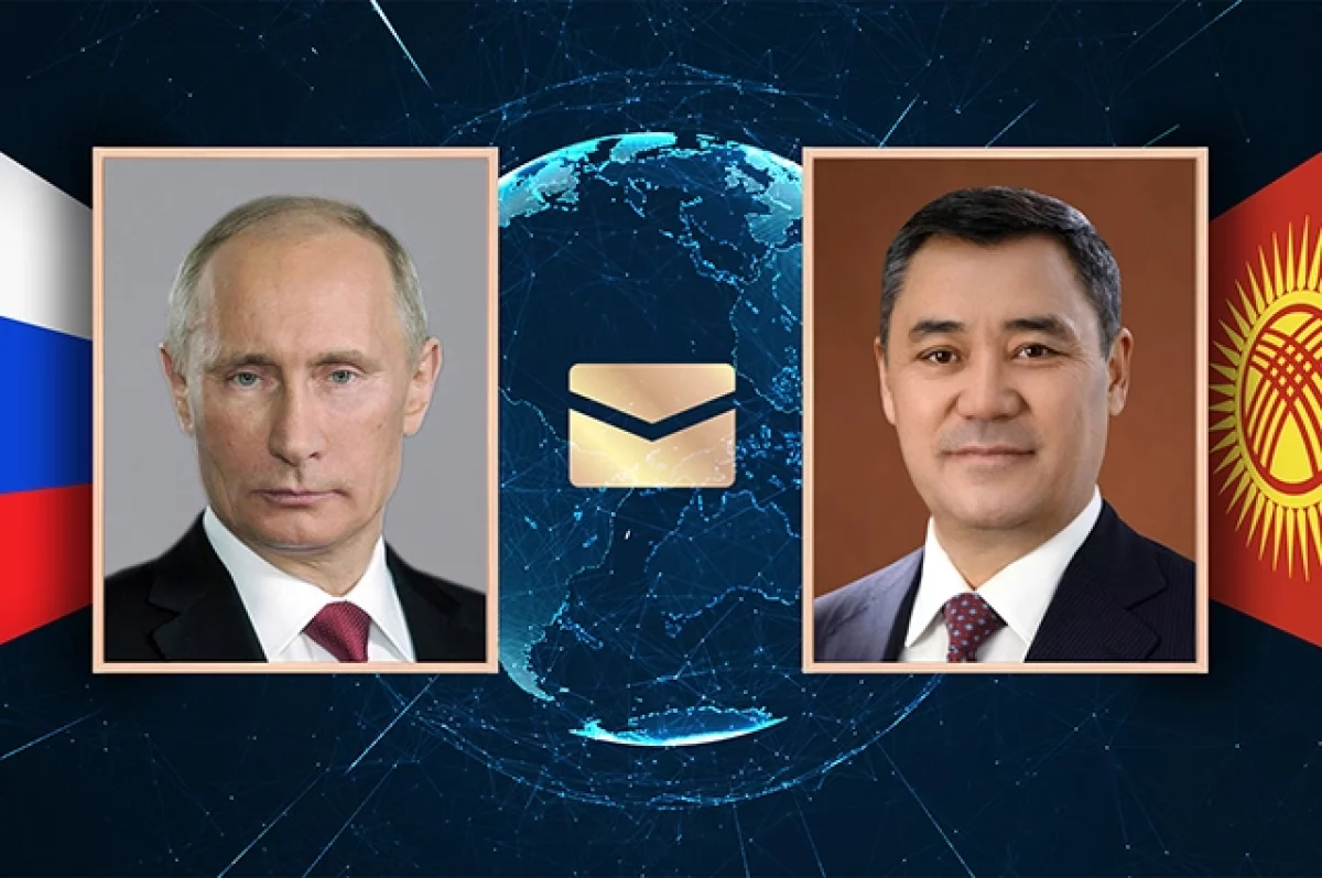 Жапаров поздравил Путина с проведением выборов в Госдуму России