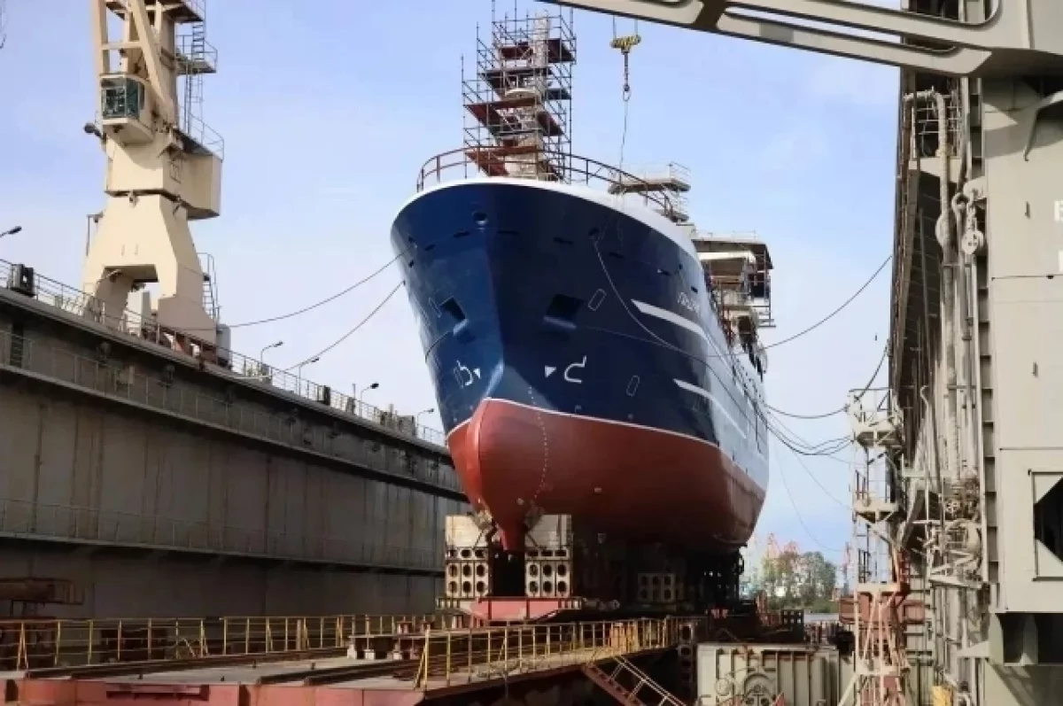 В Санкт-Петербурге спущен на воду ярусолов «Гандвик-3» для Карелии