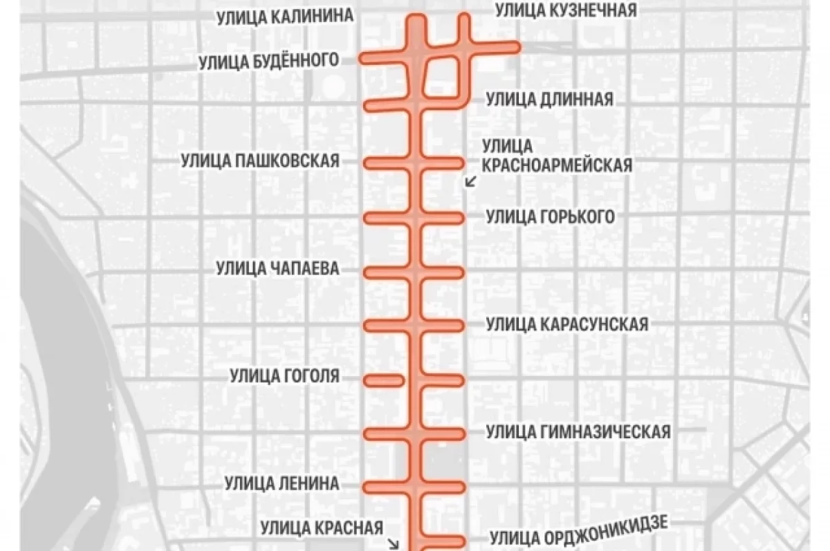 Движение транспорта ограничат в центре Краснодара из-за забега