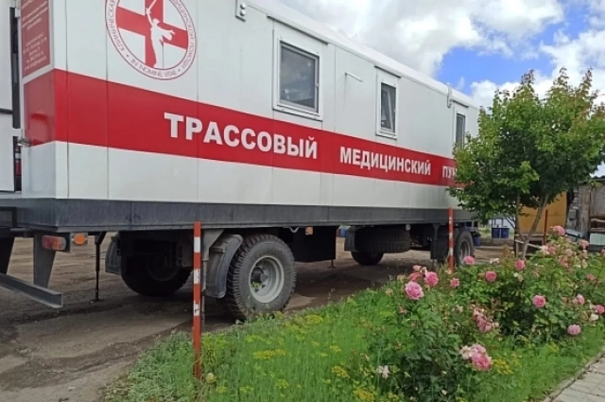 В волгоградских трассовых медпунктах помогают попавшим в беду
