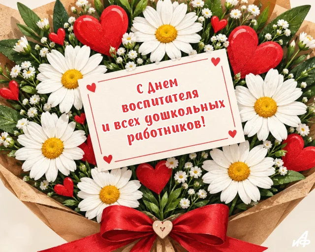 открытка любимому воспитателю