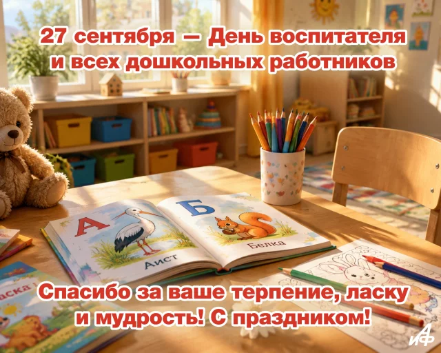 день воспитателя открытка