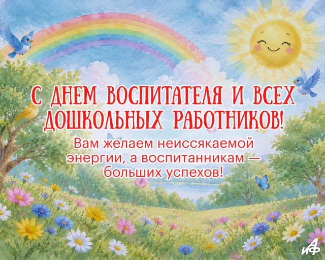 открытка с благодарностью воспитателю