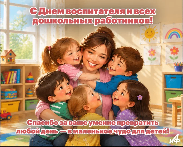 открытка любимому воспитателю