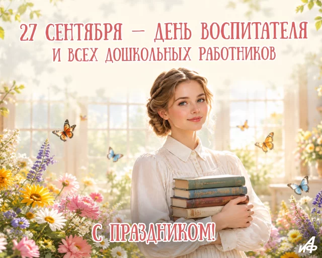открытка с днем воспитателя