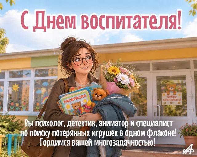 красивая картинка с пожеланиями воспитателю