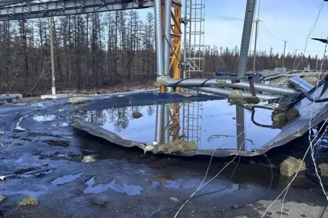 Так сейчас выглядит место происшествия.
