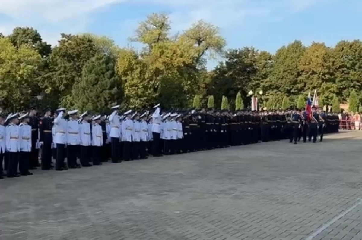 В День города в Краснодаре 140 кадетов приняли присягу