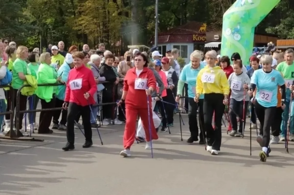 В фестивале по северной ходьбе участвовали 250 жителей Тульской области