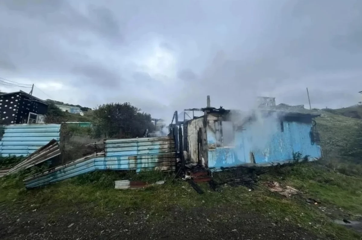 Появились подробности пожара, в котором погиб мужчина на Сахалине
