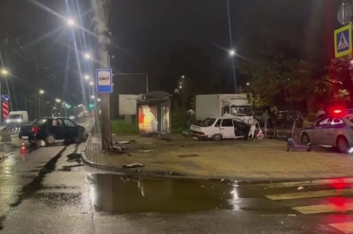 Ребенок и двое взрослых пострадали в жестком ДТП в Нижнем Новгороде