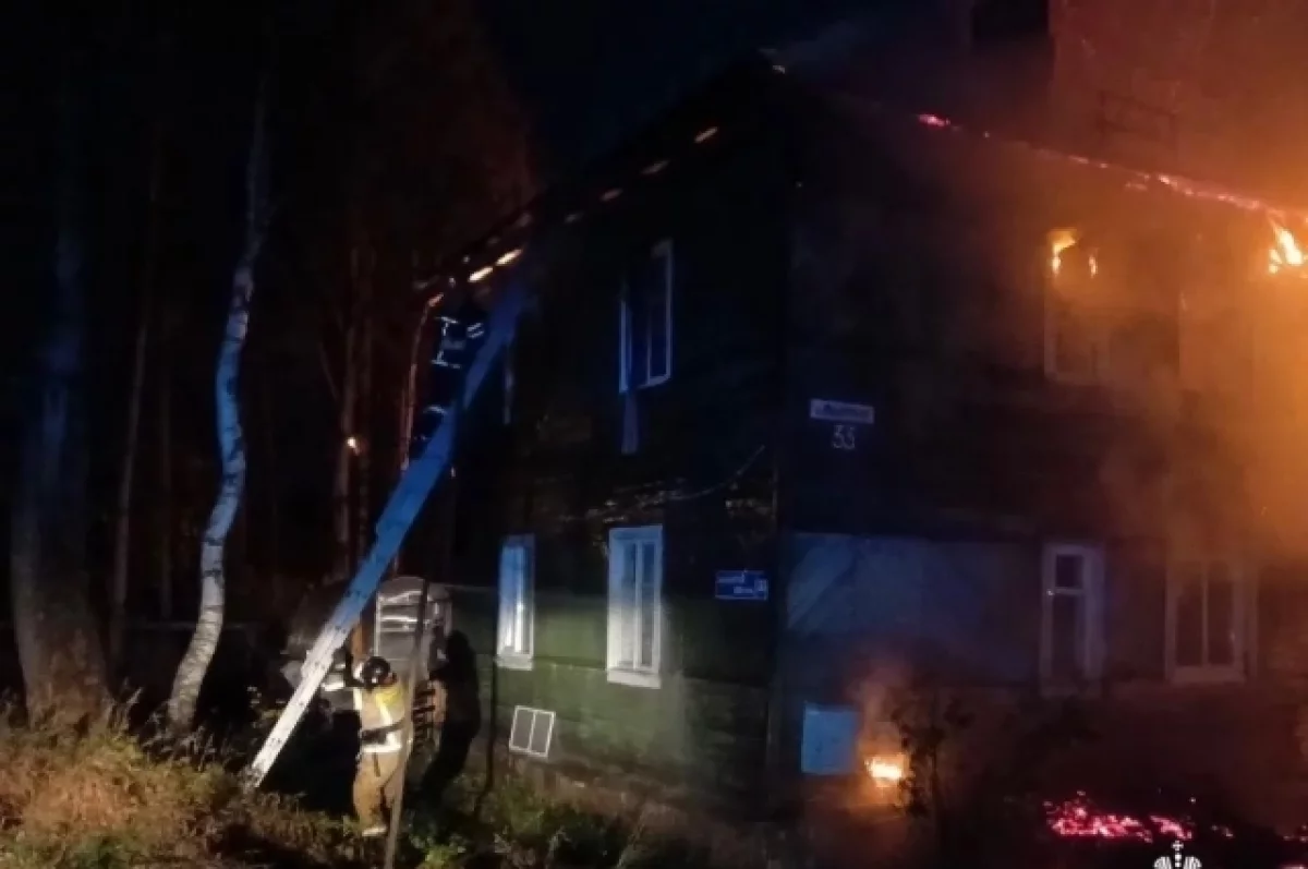 На пожаре в Емве нашли тело погнибшего