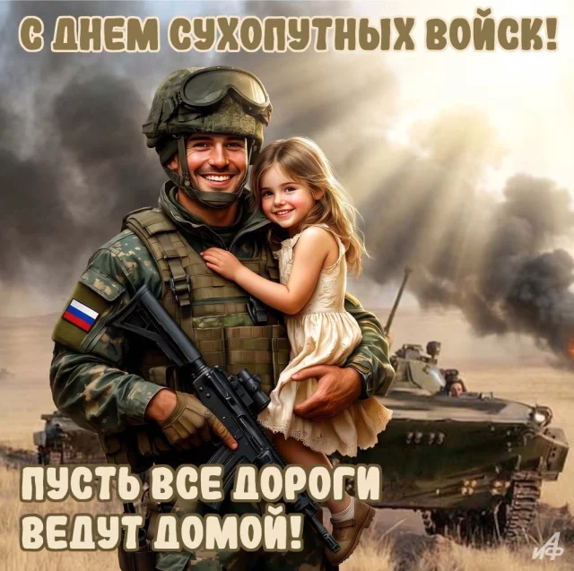 день сухопутных войск открытка с поздравлением