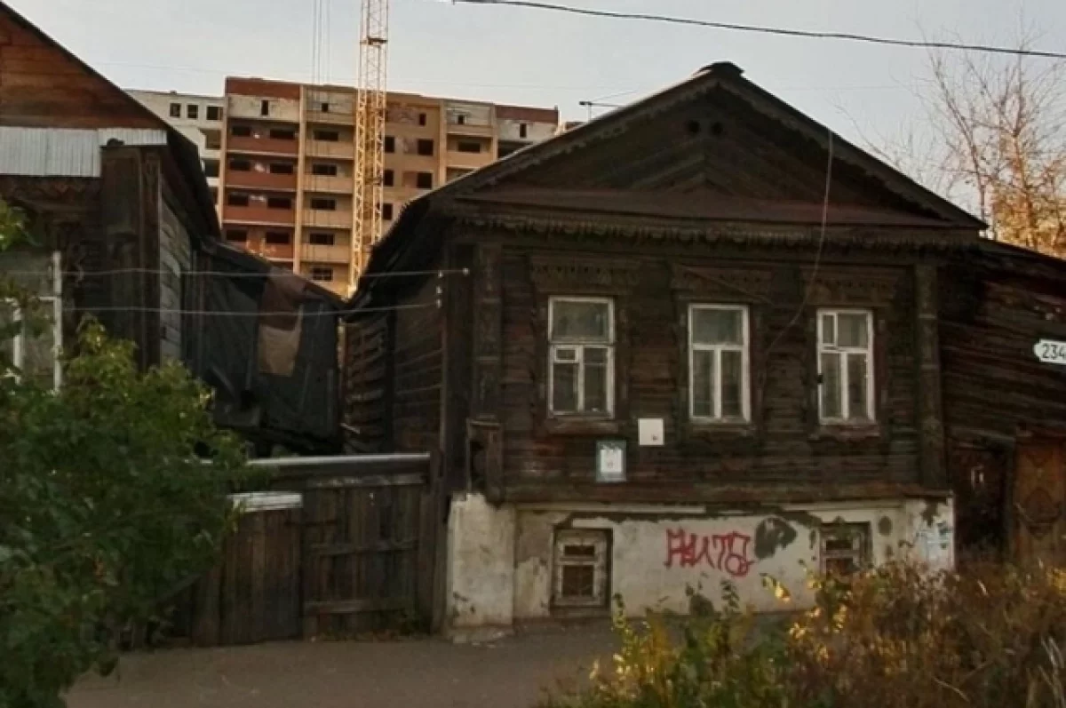 В Самаре снесут деревянный дом 1918 года постройки на улице Пушкина