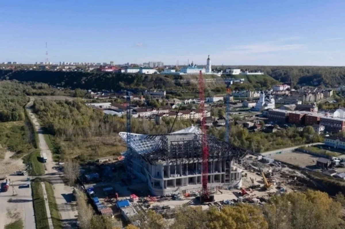 В Тобольске продолжается строительство концертного зал на 714 мест