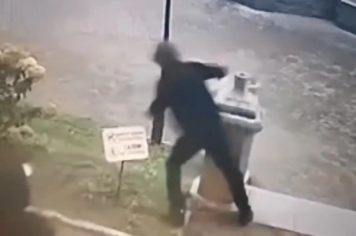 Во Владивостоке полиция ищет вандалов, сломавших фонарь в Покровском парке