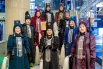 Модельер из Якутии Людмила Жиркова и ее модели в костюмах с мехами соболей, песцов и лебединого пуха.