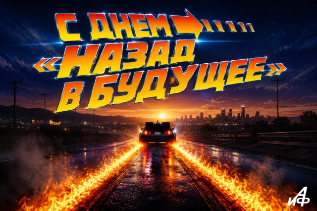 День &laquo;Назад в будущее&raquo; открытка