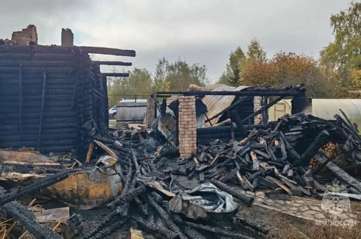 Пенсионерка погибла при пожаре в Нижегородской области