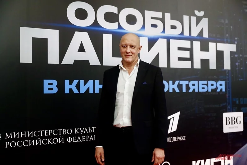 Актер Сергей Горобченко на премьере фильма.