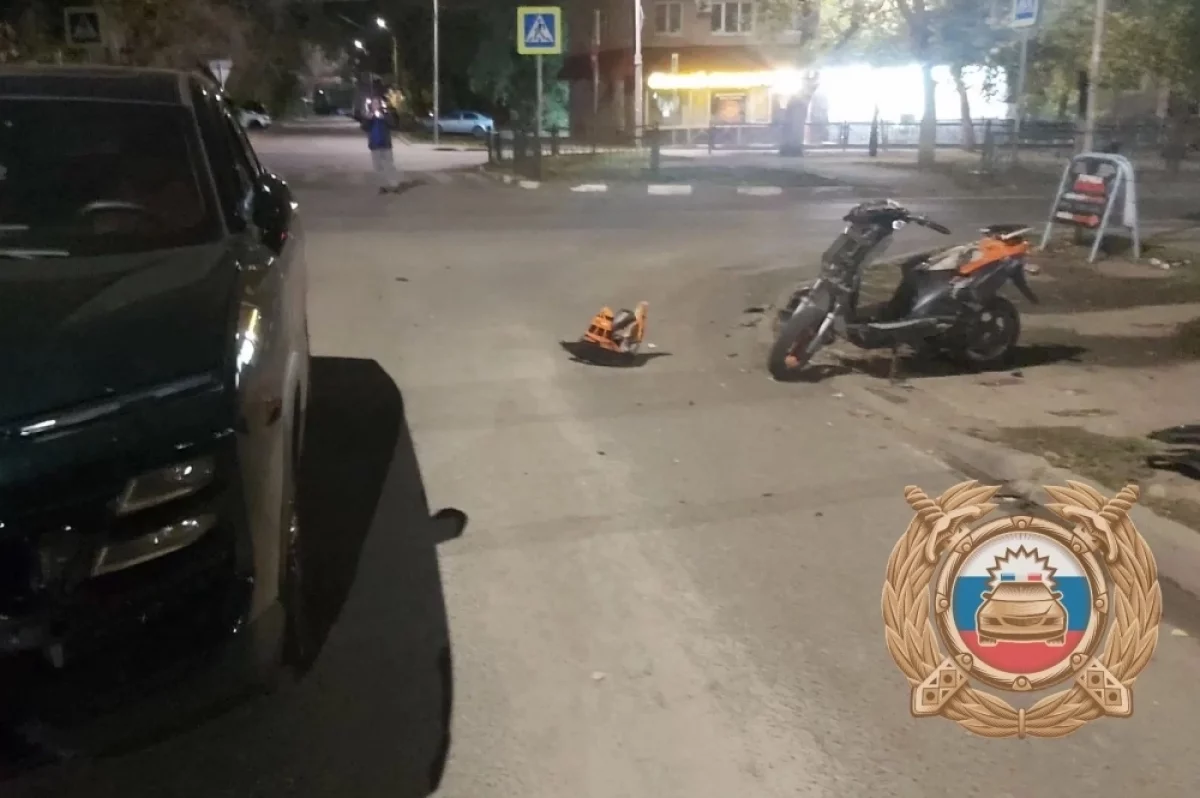 Подросток на скутере пострадал в ДТП с иномаркой в Саратове