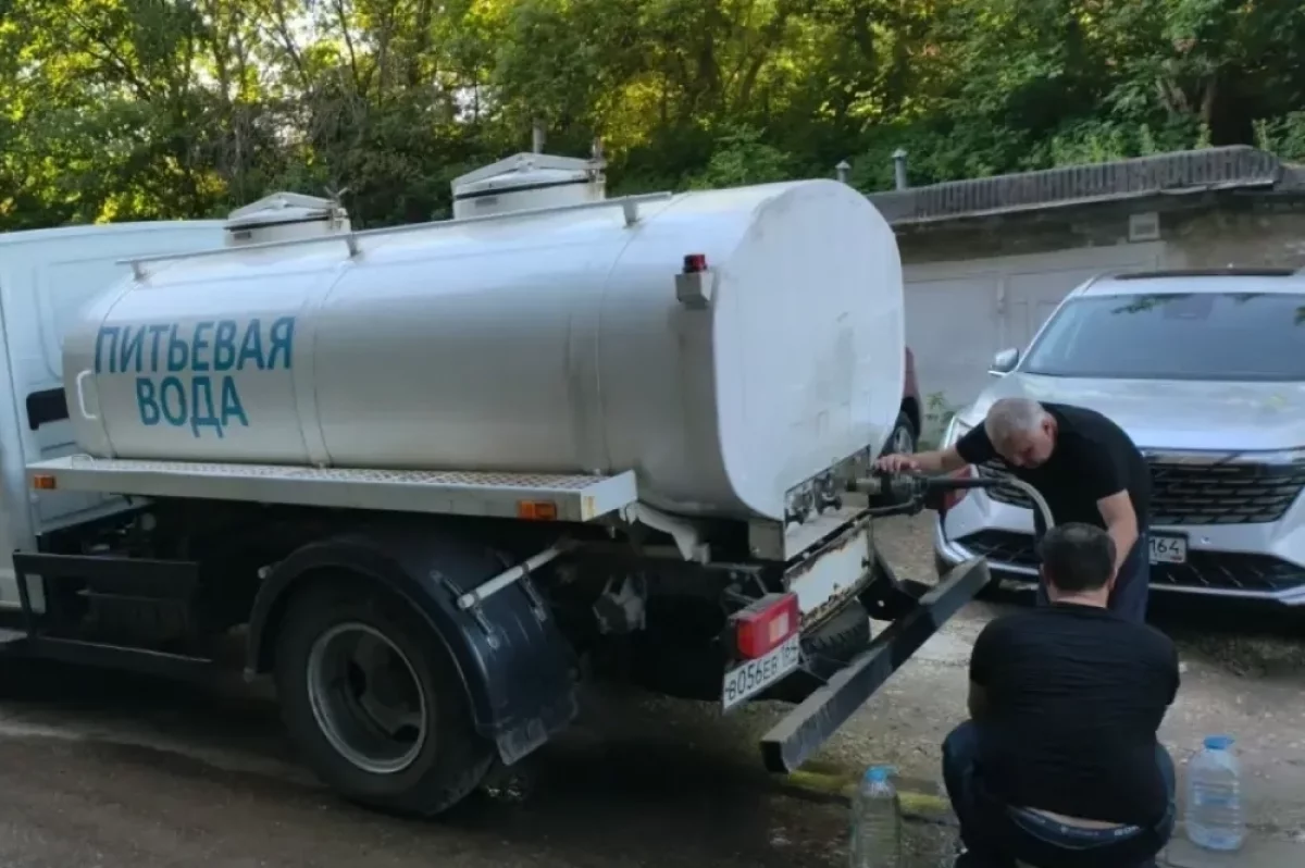 Саратовцам привезут питьевую воду в Солнечный-2 в четверг