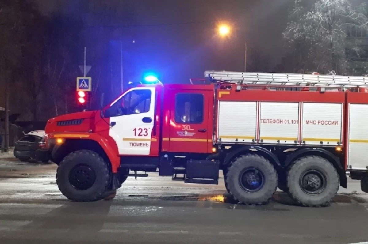 В Тюменской области за сутки произошло шесть техногенных пожаров