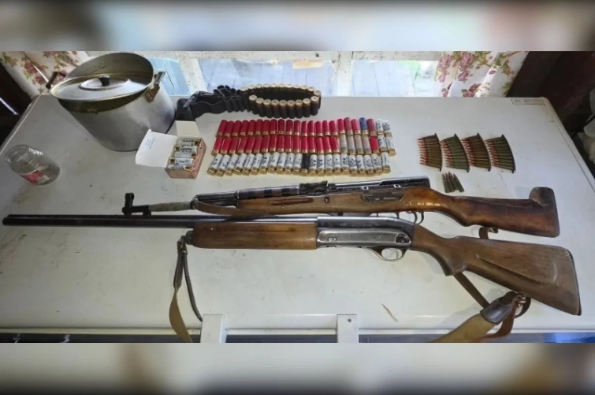 В Хабаровском крае сельчанин оставил себе оружие отца и был задержан