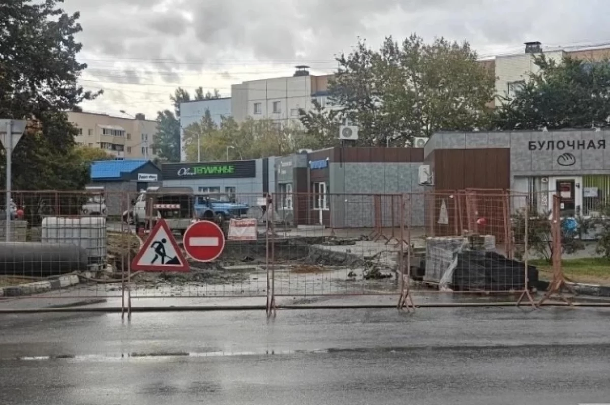 В Южно‑Сахалинске продлили перекрытие проезда в 11‑м микрорайоне