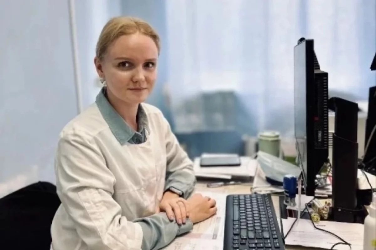 Кардиолог Полина Кирсанова начала работать в Псковской межрайонной больнице