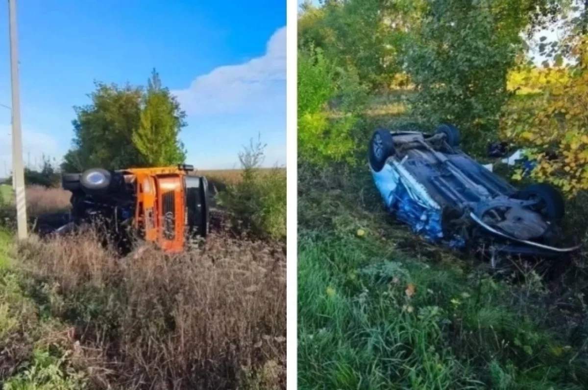 Смертельное ДТП произошло под Воронежем: машины разбросало по обочинам