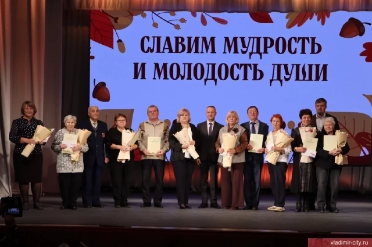 Премии активистам старшего поколения вручили во Владимире