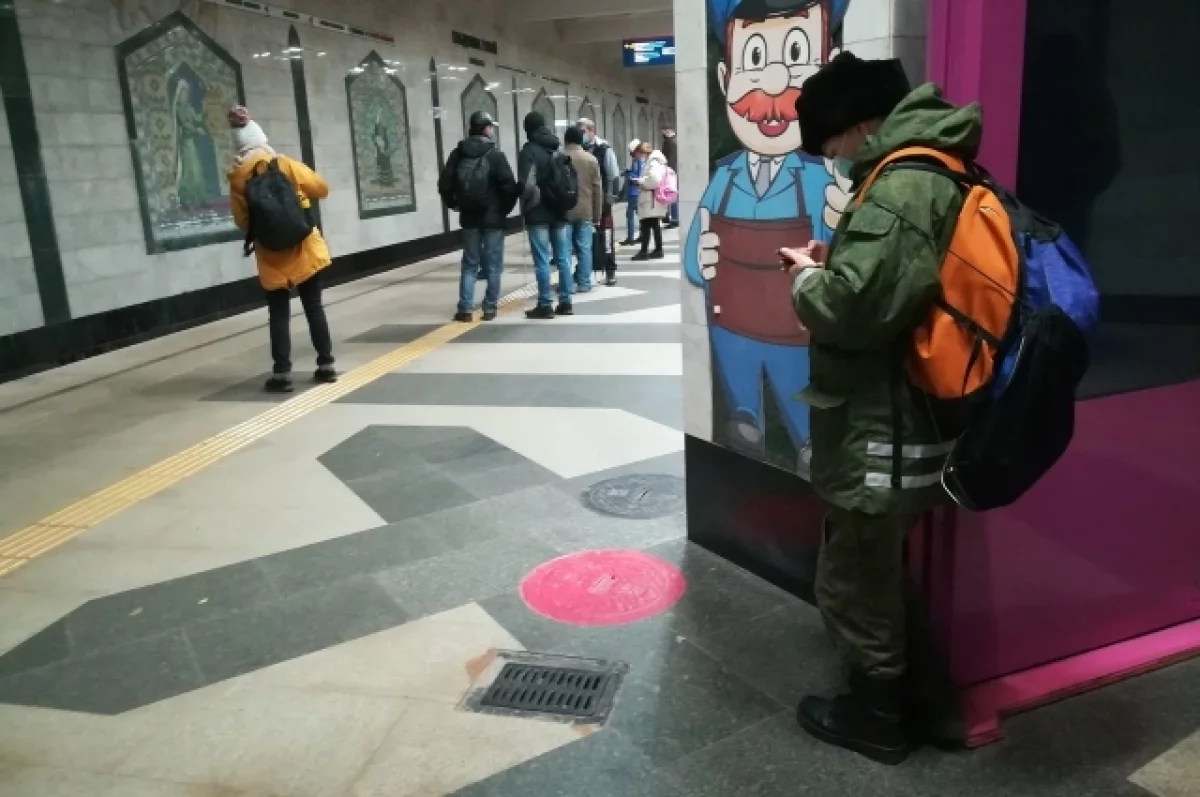 На станции метро «Северный вокзал» в Казани заметили задымление