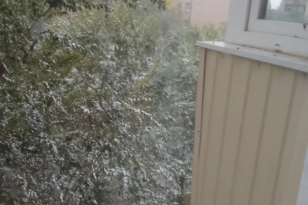 Снег в начале октября: Тюльган, Шарлык, Ясный под лёгким покровом