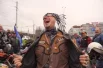 Байкеры по традиции пришли в костюмах.