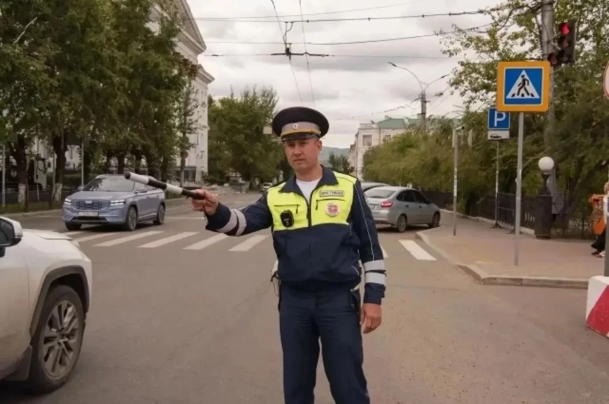 Госавтоинспекция Забайкалья подвела итоги рейда за выходные дни