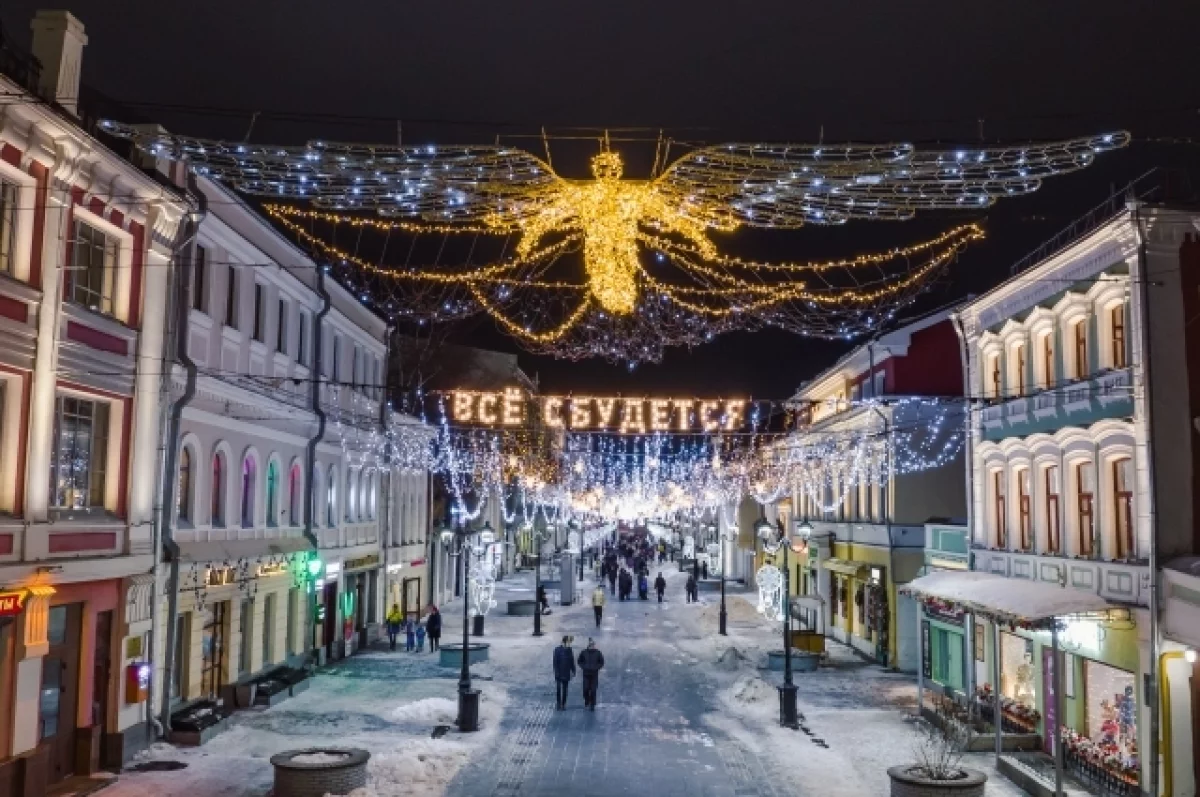 Более 110 млн рублей выделят на украшение Нижнего Новгорода к Новому году