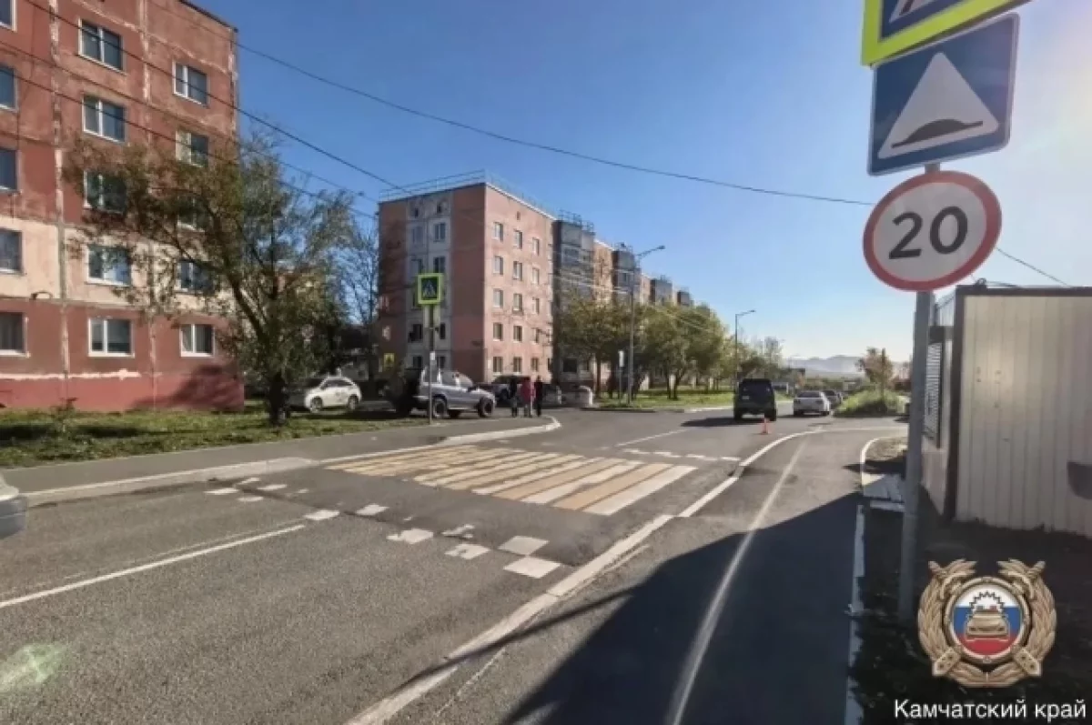 В Петропавловске внедорожник сбил женщину на дороге