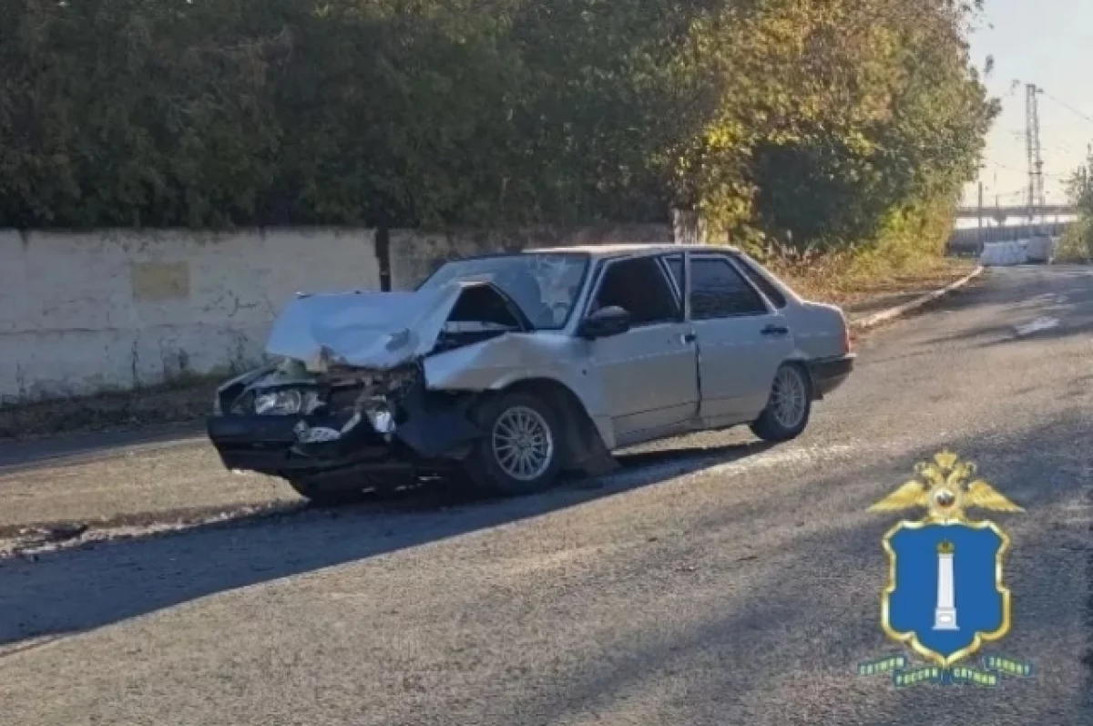 В Инзе столкнулись «Опель» и «девятка», пострадала девушка-водитель