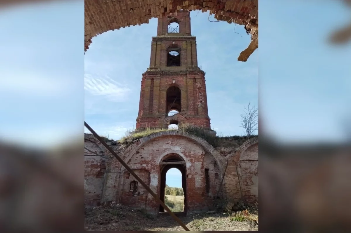 В Тверской области консервируют старинный храм