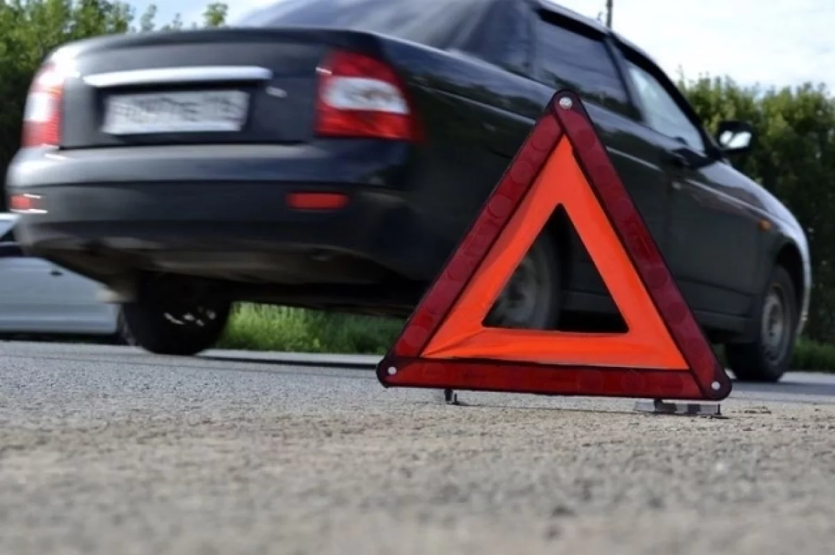 В Полесском районе столкнулись Skoda и Mazda