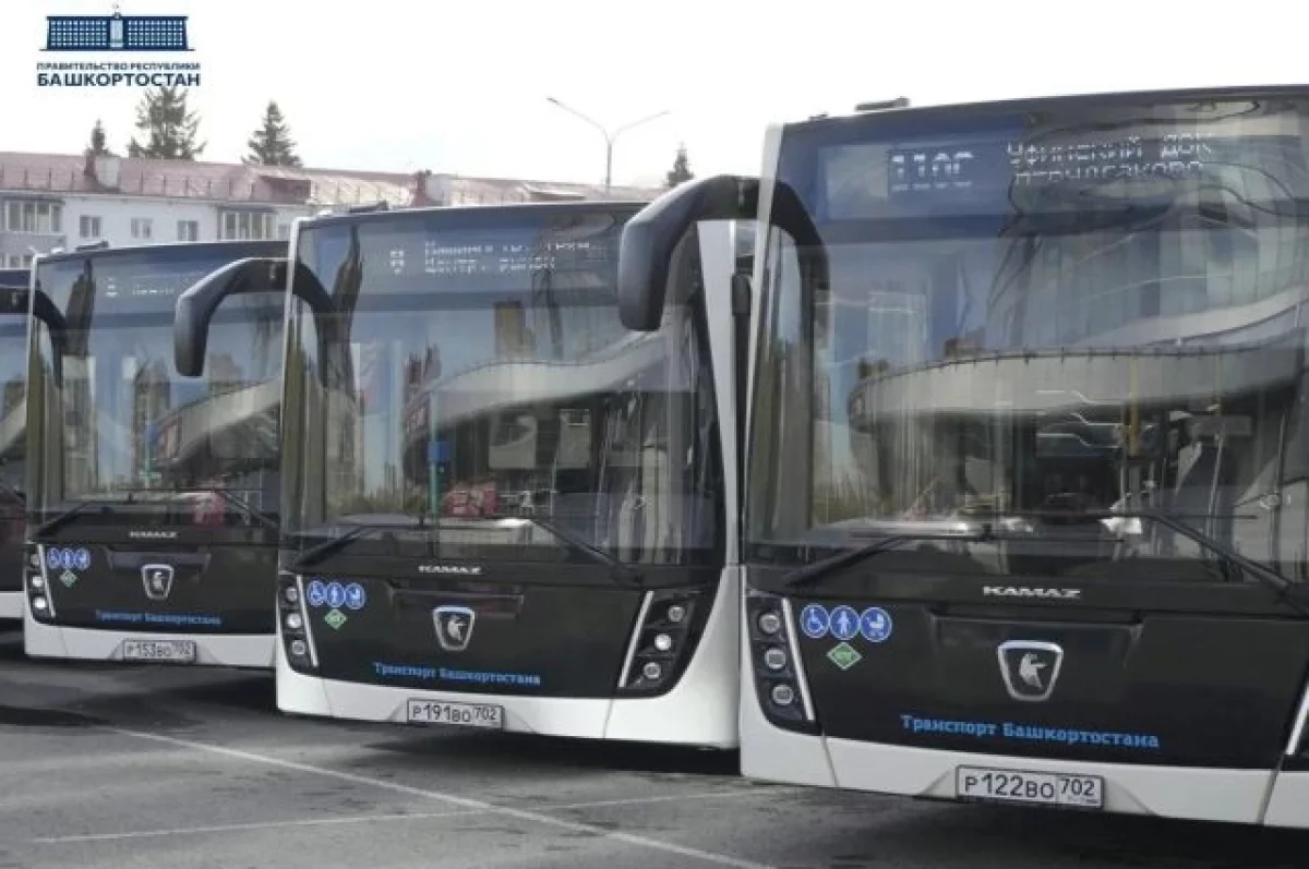 Автопарк Башкирии пополнился 25 новыми автобусами