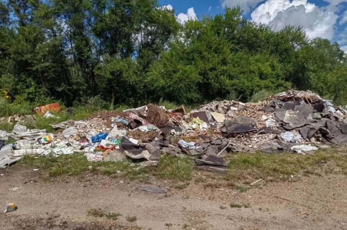 В ЕАО убрали свалку у таможни и пожарной части в Амурзете