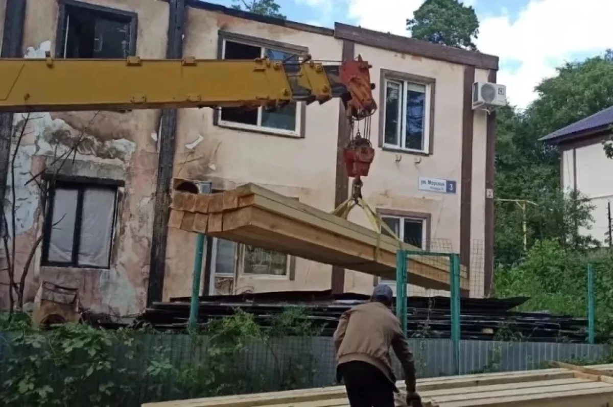 В Тольятти отремонтировали сгоревшую кровлю и фасад дома на Морской