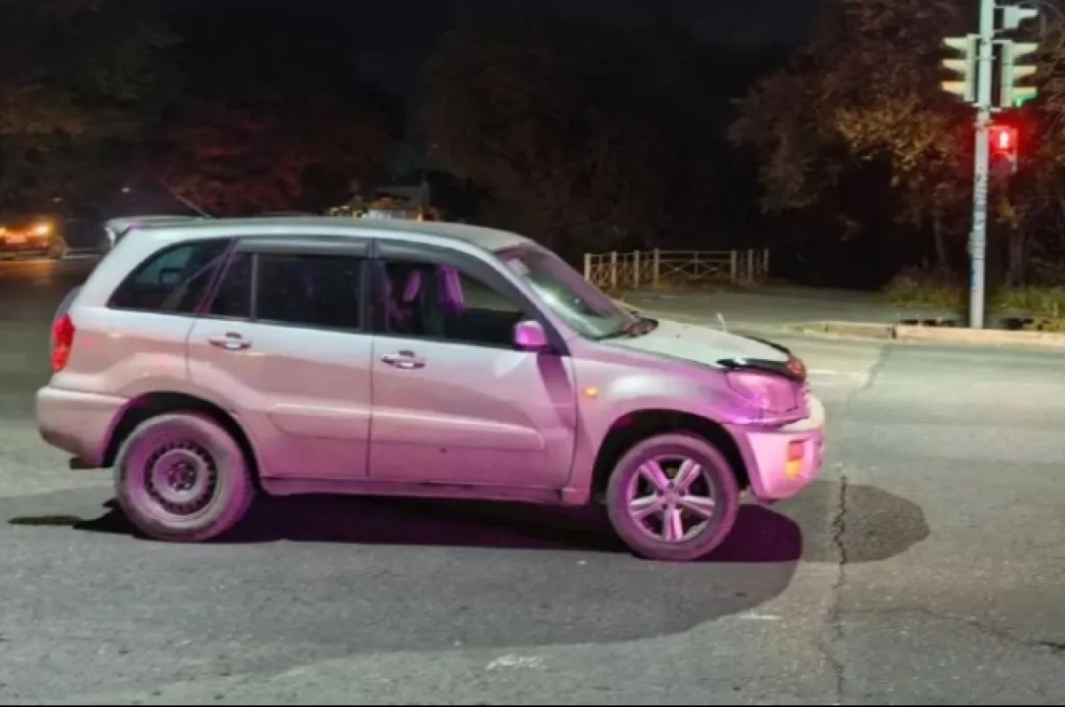 В Комсомольске-на-Амуре водитель Toyota сбила подростка на переходе