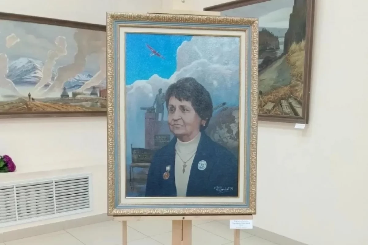 Портрет Натальи Киселёвой пополнил галерею «Скрижали Камчатки»